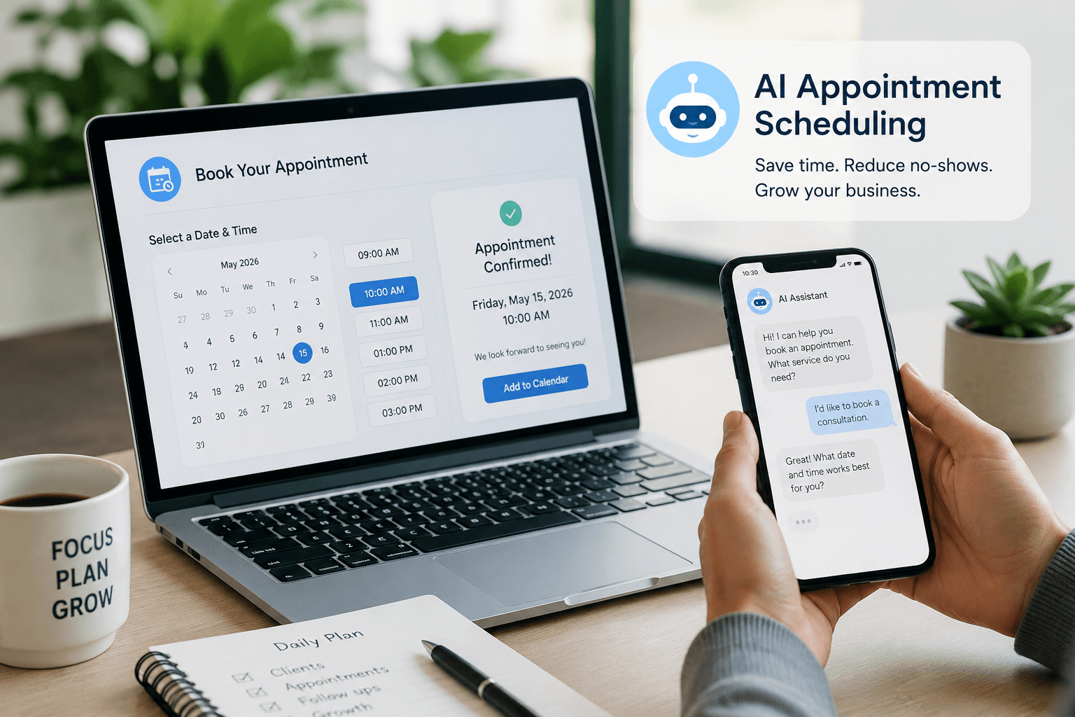 AI Appointment Scheduling for Small Business: The Complete 2026 Guide